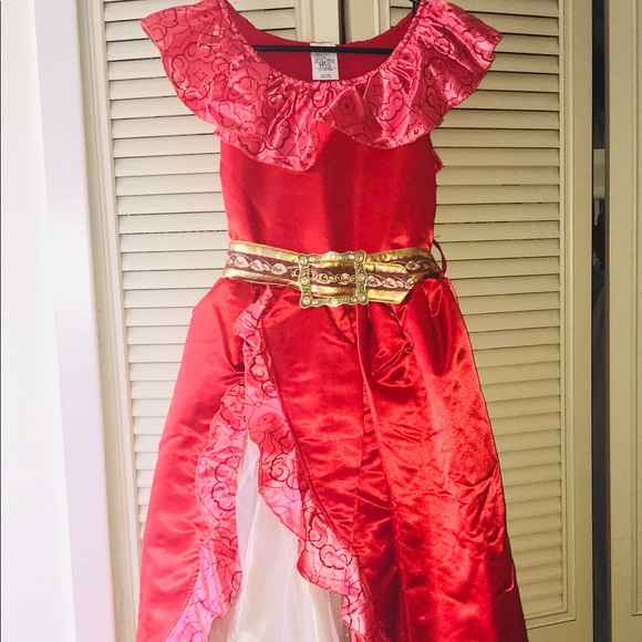 Disney Other - Disney Elena of Avalor Princess Dress Costume Sz13